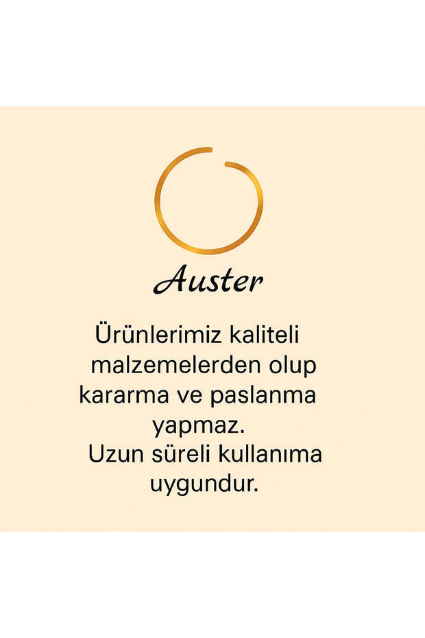 Mavi Boncuklu Çelik Kolye - 2