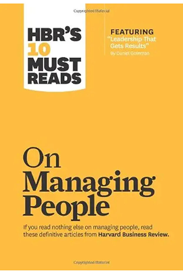 HBR's 10 Must Reads on Managing People