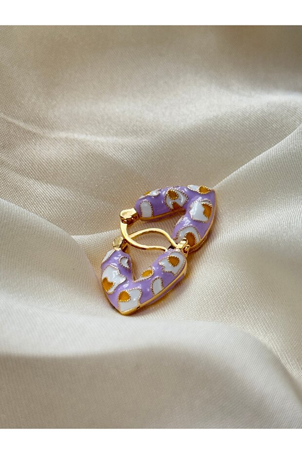 RainbowHearts Emaye Küpeler - 1