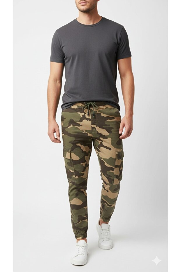 Men's Camo Cargo Joggers