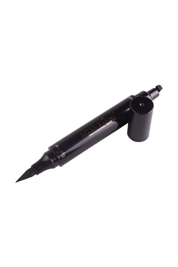 Double-End Liquid Eyeliner Pencil Seal Stamp - Black