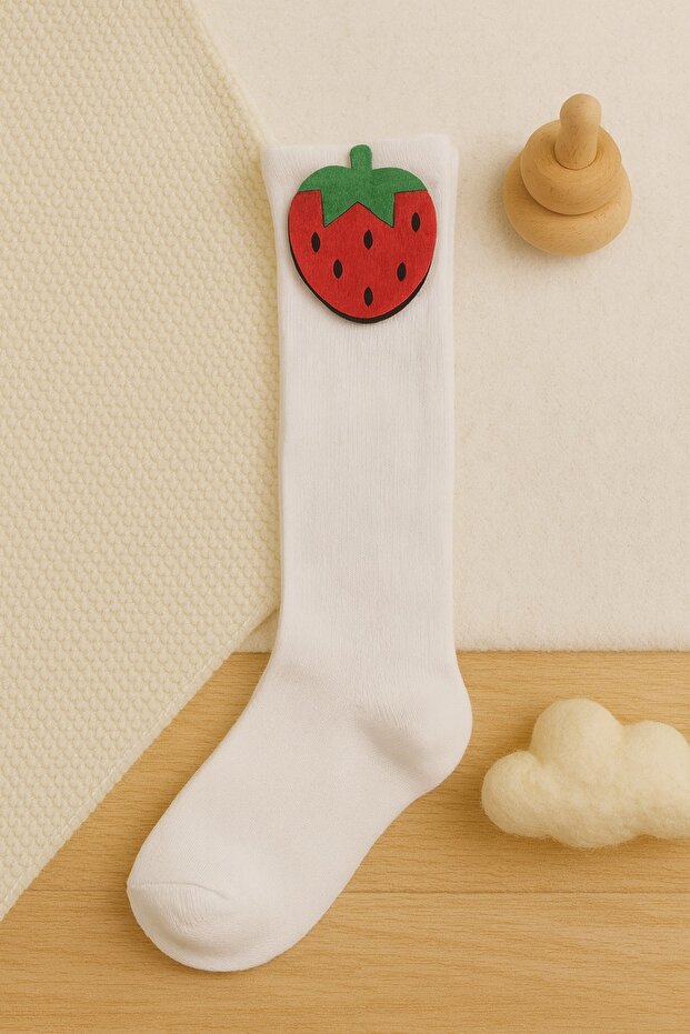 Children's Socks Long Fruit Patterned Socks
