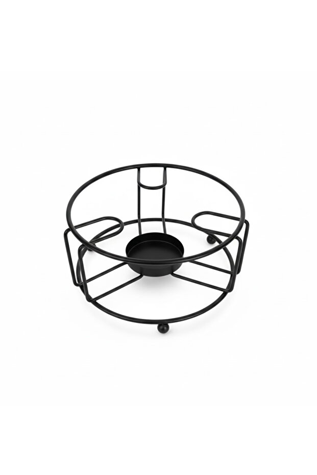 قاعدة تسخين للشاي والقهوة - أسود - 2