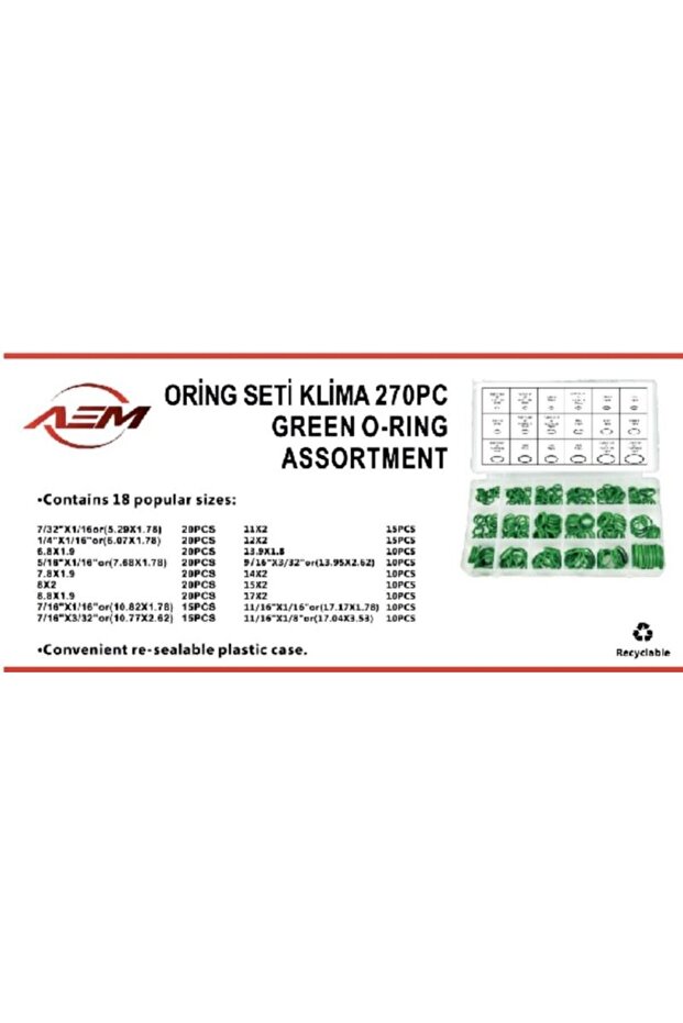 ORİNG SETİ KLİMA - 1