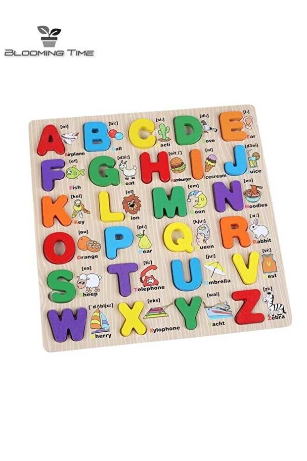 Children's 3D Wooden Alphabet Puzzle Toys Early Education Educational Cognition