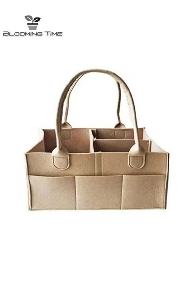 Felt Bag, Large Capacity, Suitable For Baby Supplies, Can Be Classified And Stored
