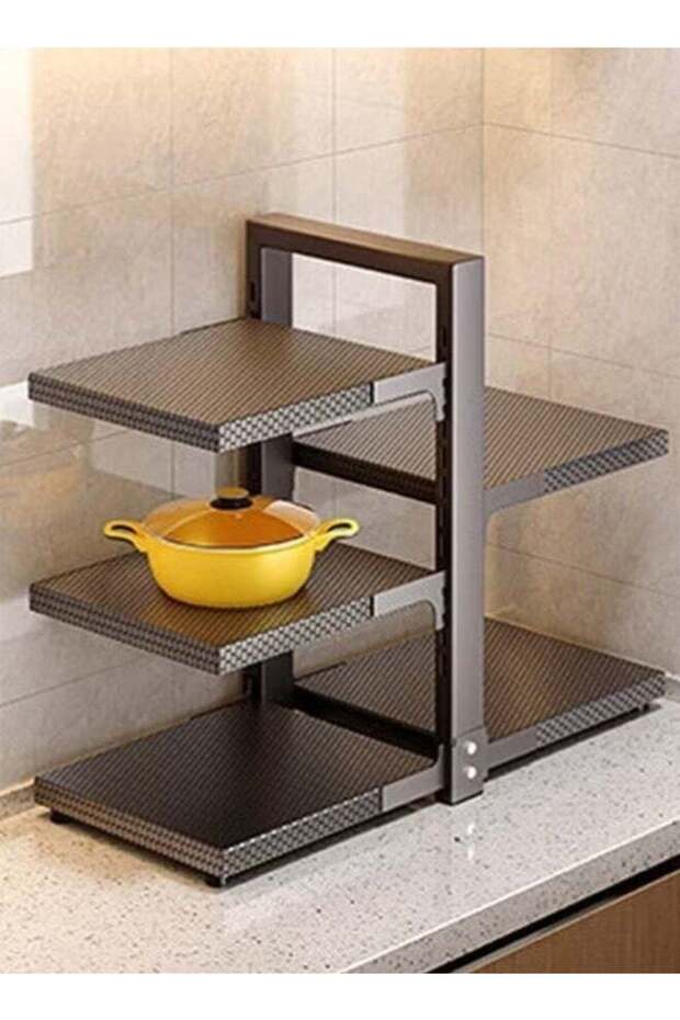 3-Tier + 2-Tier Pot Cookware Storage Rack - Under-Sink or Countertop Organizer