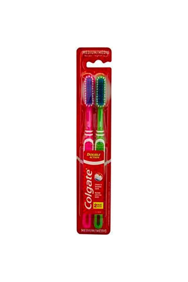 Double Action Medium Toothbrush