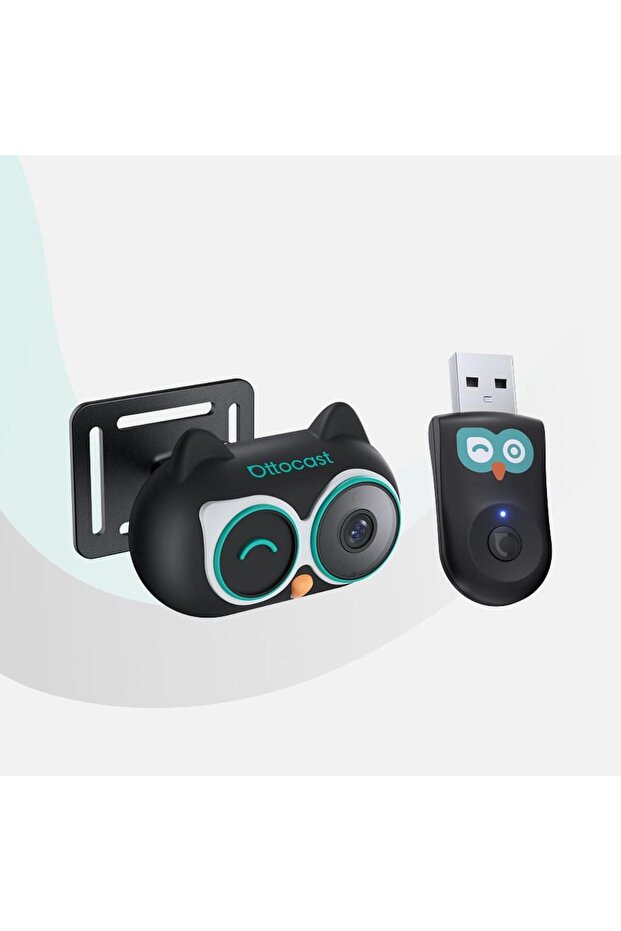 Ottocast Dash Camera & USB CarPlay Adapter for iPhone – Works with Wired CarPlay Vehicles