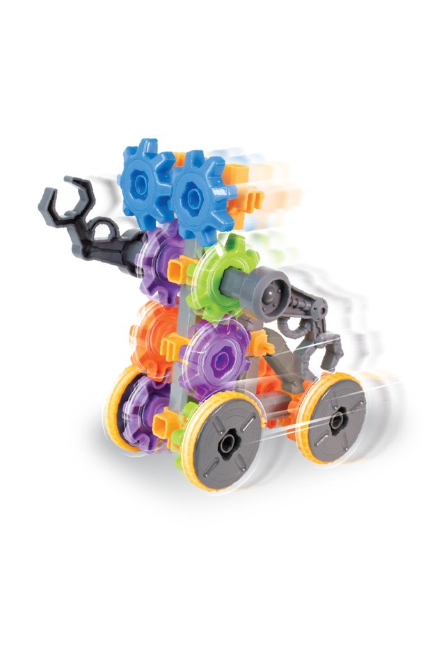 Set de constructie 3 in 1 STEM - Robotel & masinute saniter