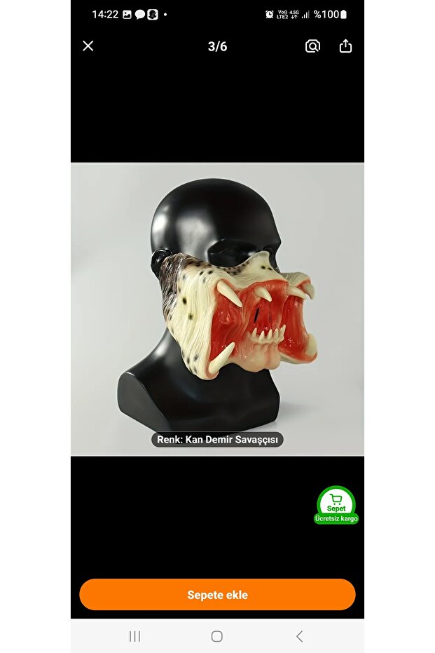 PREDATÒR SAVAŞCI MASKESÌ - 3