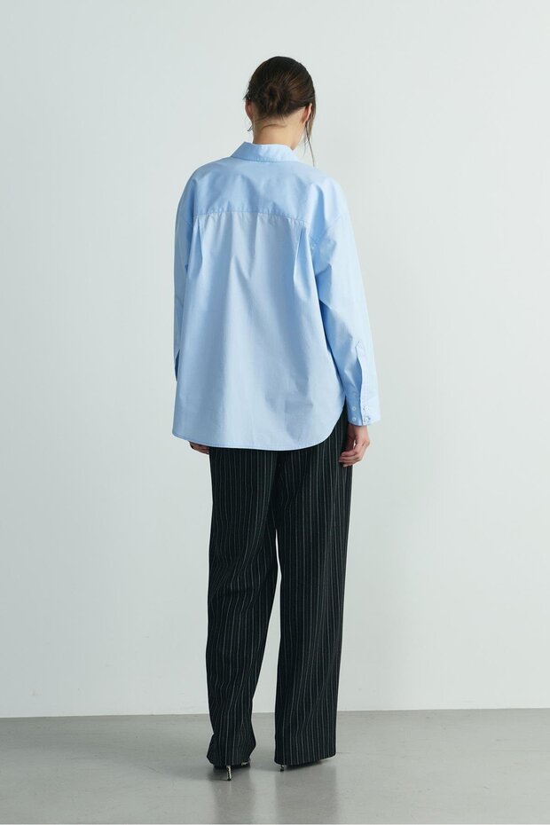 Mavi Page Oversize Gömlek - 5
