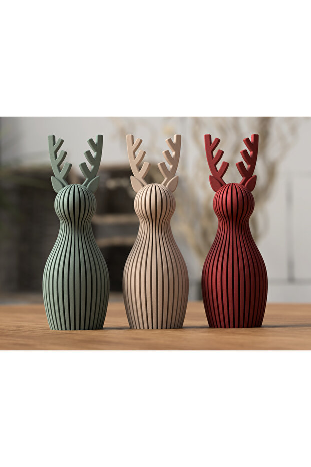 Modern Japandi Christmas Reindeer Decorative Table Ornament