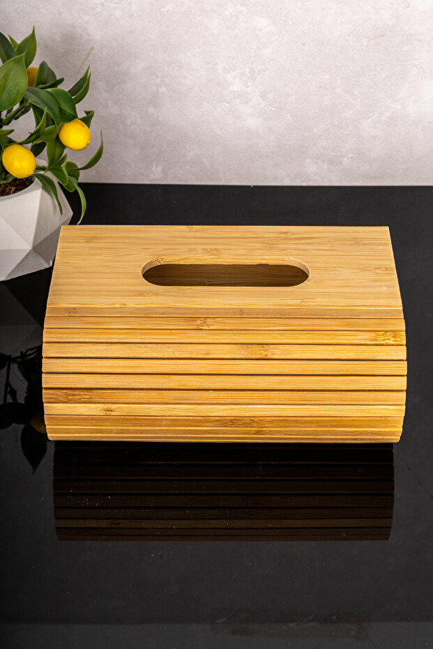 Bambu Modern Peçetelik Şık Tasarımlı Peçetelik - 6