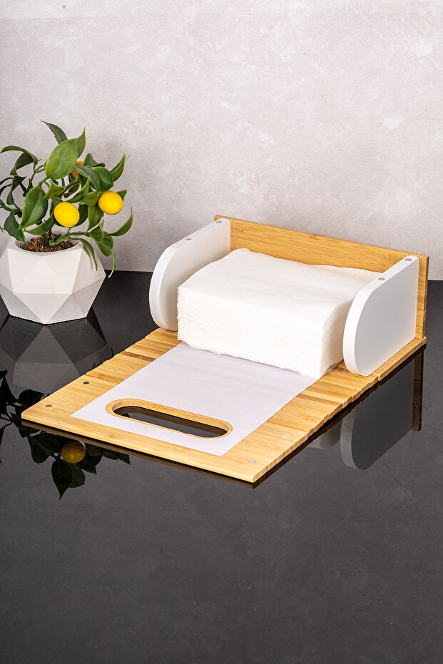 Bambu Modern Peçetelik Şık Tasarımlı Peçetelik - 2