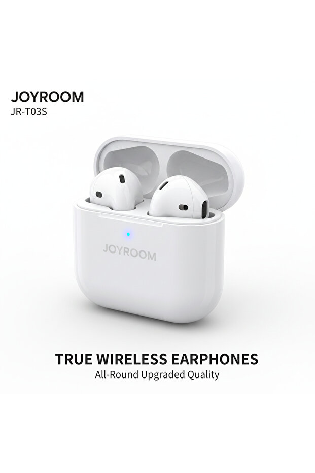 JOYROOM - سماعات أذن لاسلكية بتقنية بلوتوث 5.2 مع خاصية إلغاء الضوضاء ENC، وتحكم باللمس، وعمر بطارية طويل