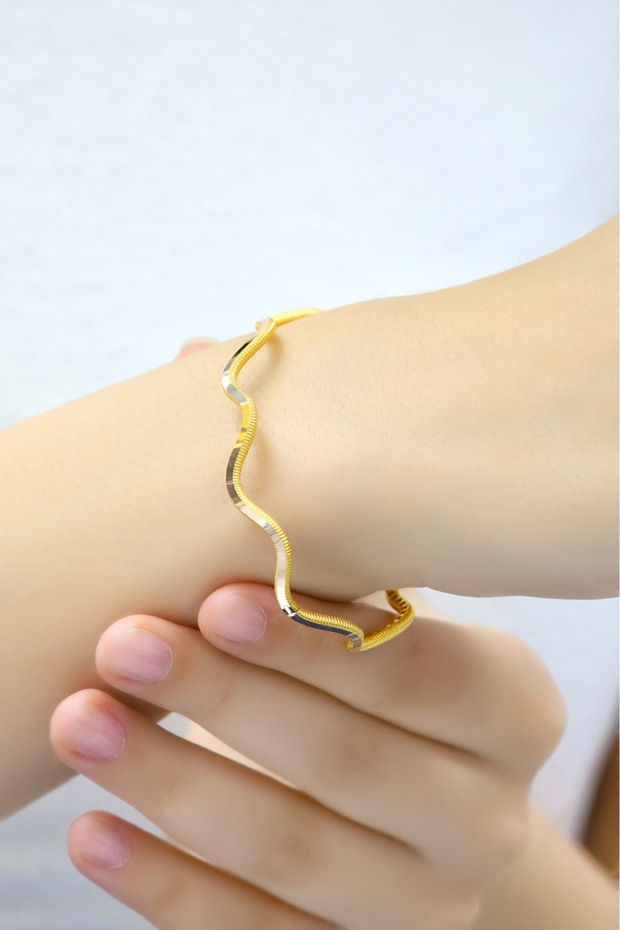 Zig Zag Ajda Bilezik Kelepçe - 3