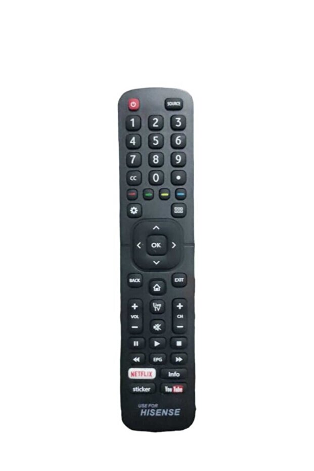 Universal Infrared TV Remote Control For Smart Hisense TVs