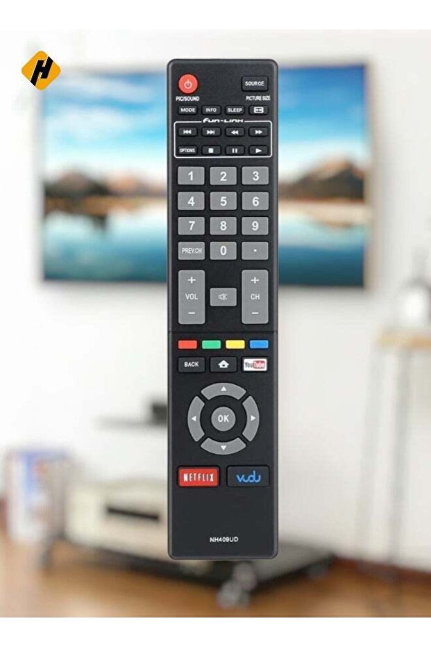 NH 409 UD Replacement Remote for Magnavox LED Smart HDTV