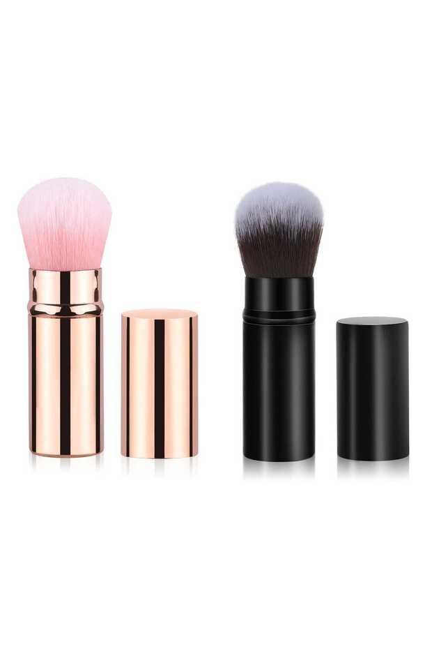 Retractable Kabuki Makeup Brushes