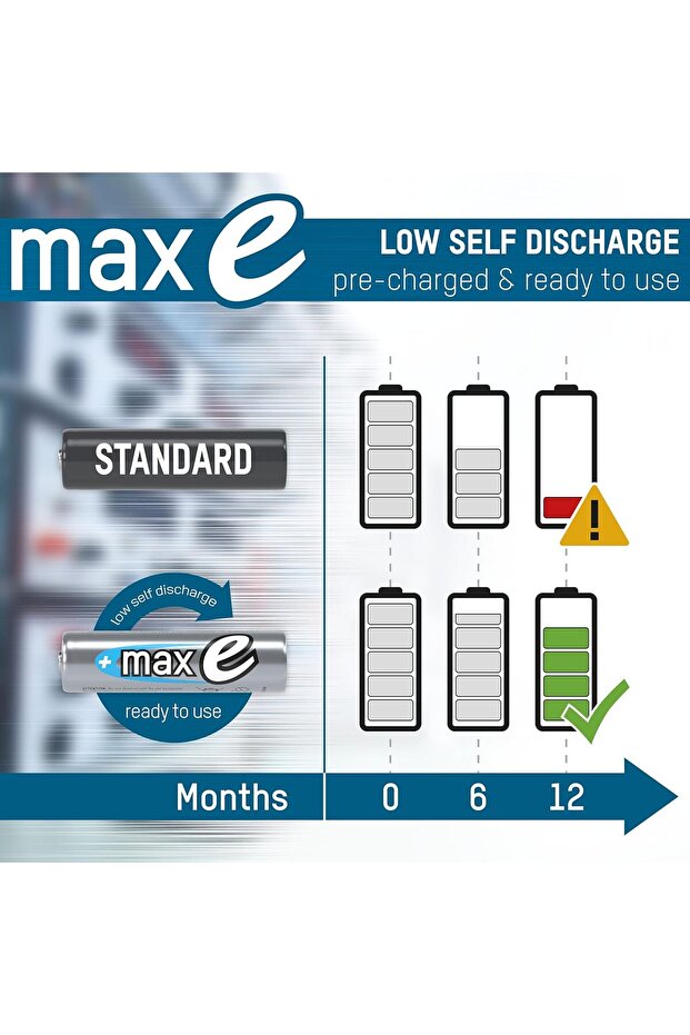 بطارية قابلة للشحن AAA سعة 800 مللي أمبير - 7