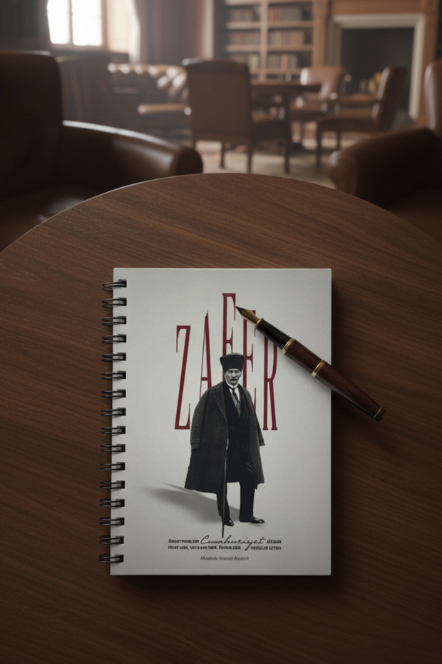 Ataturk Special Series Collection Hard Cover A5 Notebook - Dotted 160 Pages