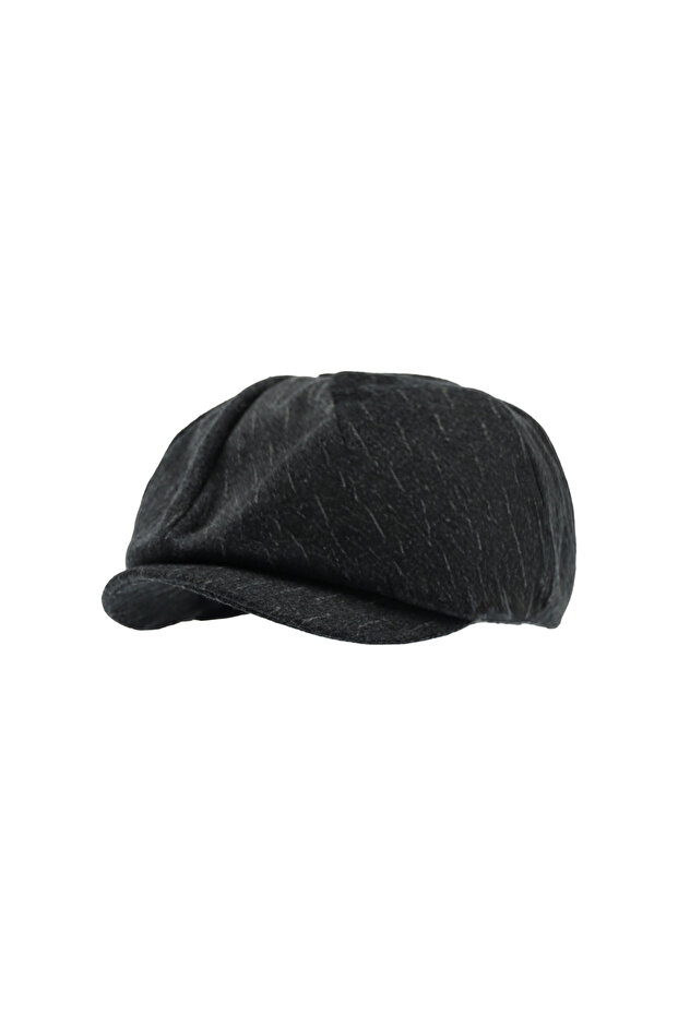 Patterned Wool Cap - 1