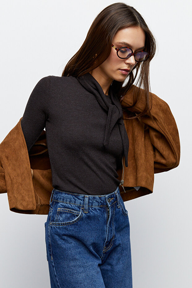 Fularlı İspanyol Kol Body - 1