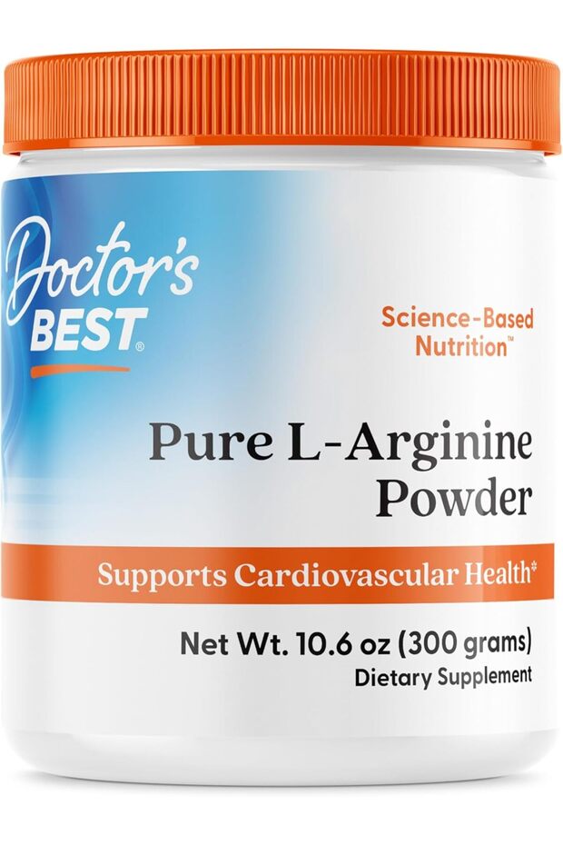 L-arginine HCL Powder, non-gmo, vegan, Gluten Free, Soy Free, Helps Promote Muscle Growth, 300g