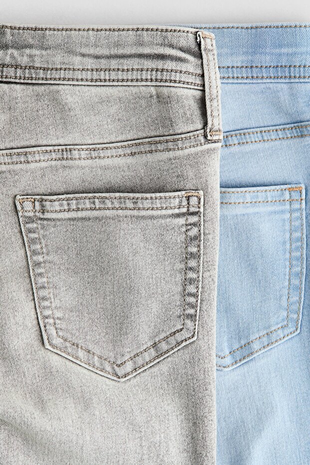 2'li Flared Leg Low Jeans - 2