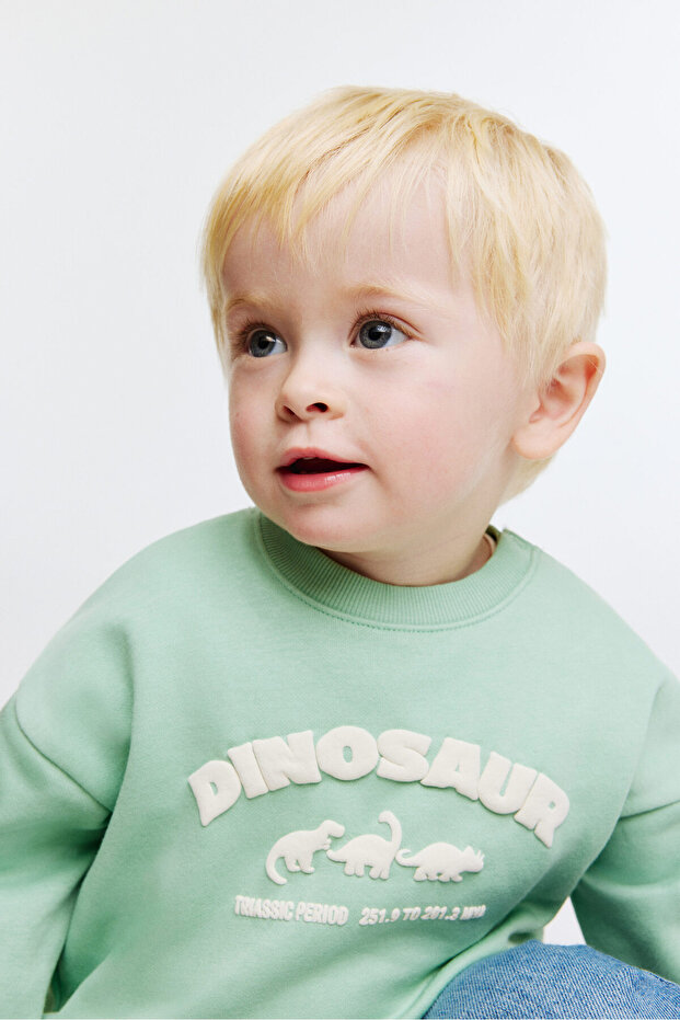 Baskılı Sweatshirt - 1