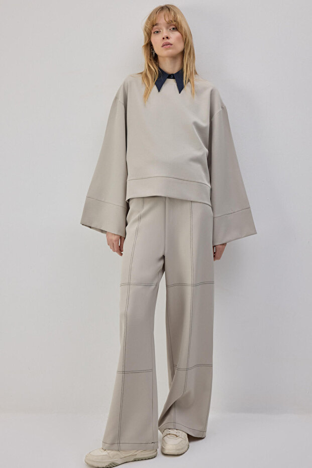 OVERSIZE BASIC BLUZ - 2