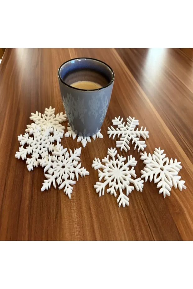 قواعد أكواب على شكل ندف الثلج - 2