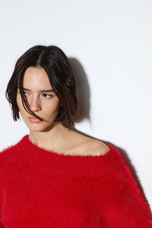 Asimetrik suni kürk kazak - 4