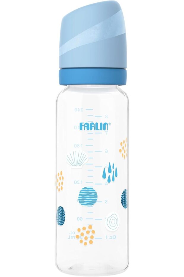 Standard Neck PP Feeding Bottle, 240ml, 3M+, BPA-Free, Anti-Colic