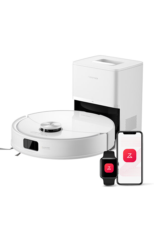 S8 Pro Plus Akıllı Beyaz Robot Süpürge 10.000 HyperForce Emiş Gücü - 1