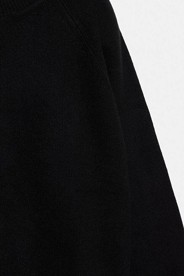 Oversize bisiklet yaka kazak - 5