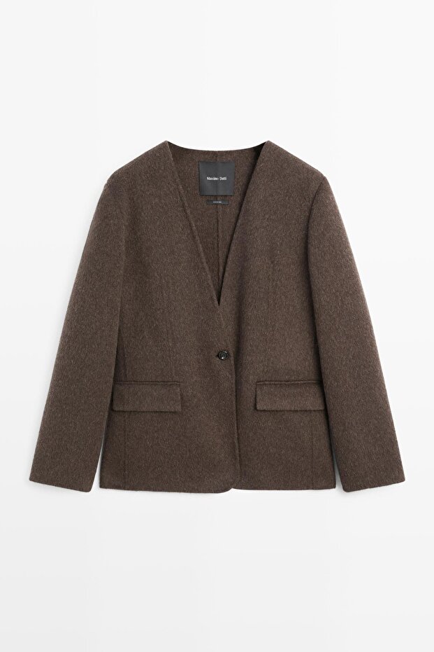 Yün karışımlı blazer - 4