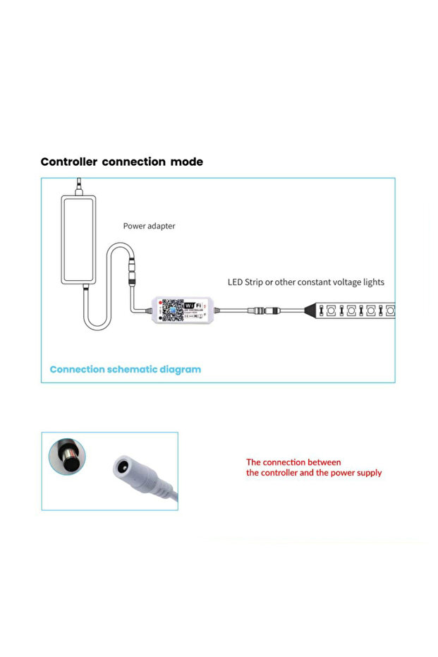Mini Controller LED Monocolor cu Wi-Fi - 4