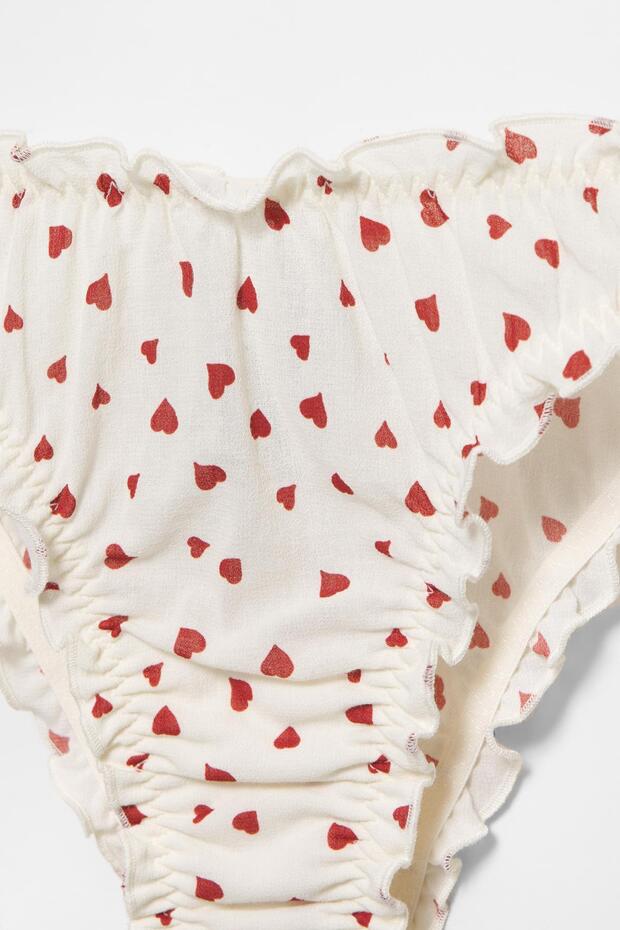 Fırfırlı kalpli külot - 3