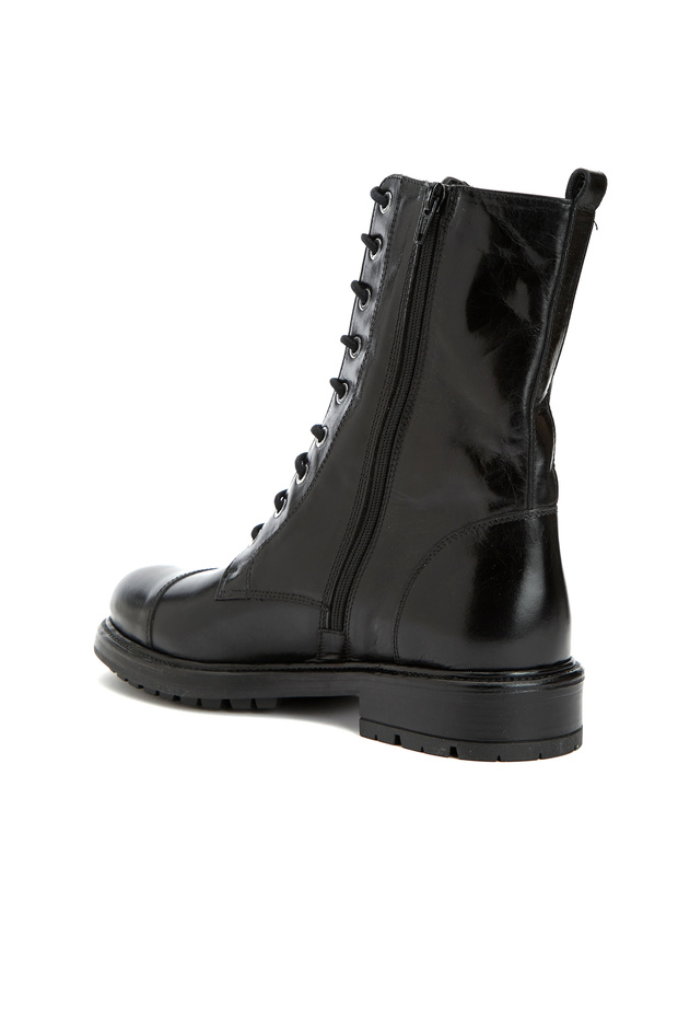 Siyah Kadın Deri Bot - 3