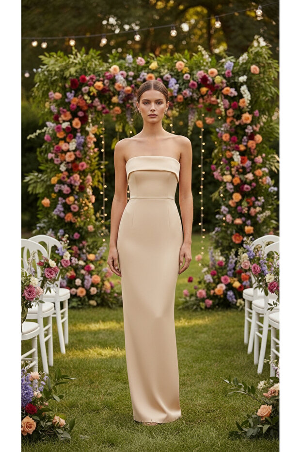 Luxury Dress(Bej)