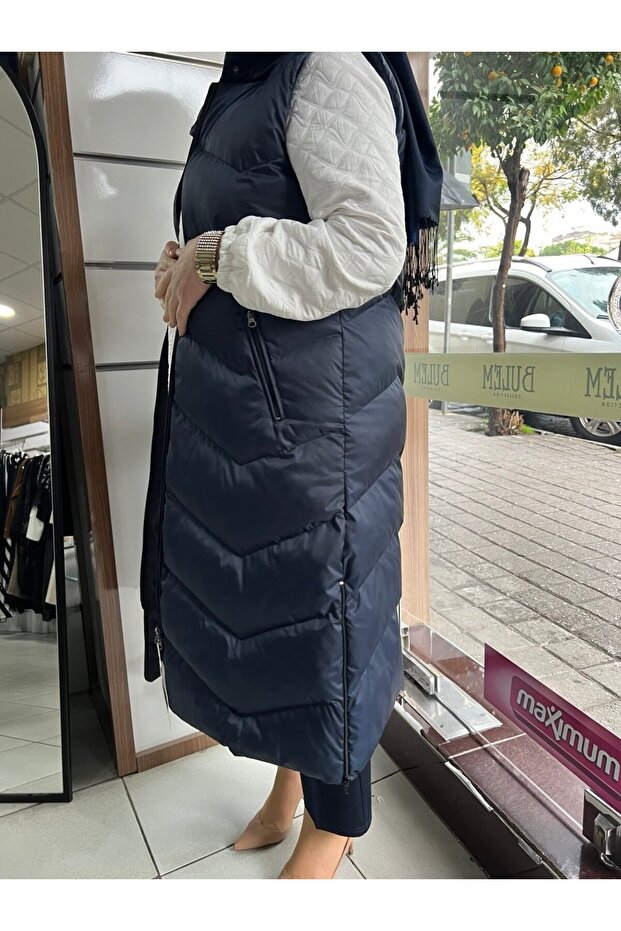 Kapitone Dolgu Yelek - 4