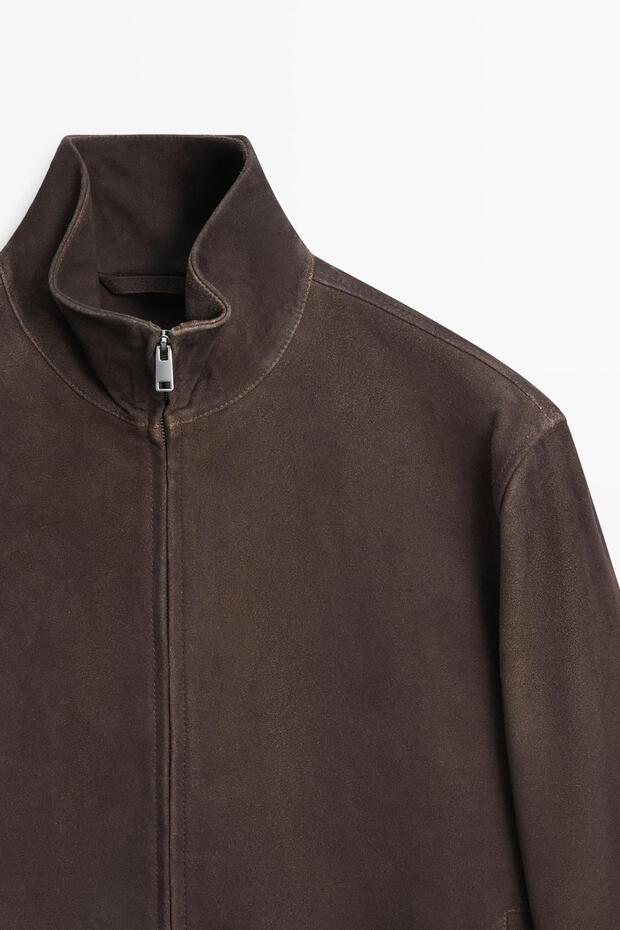 Süet deri ceket - 6