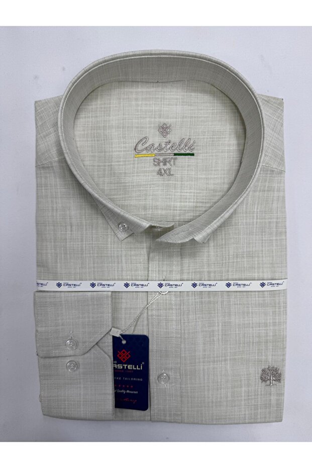 New Season Linen Plus Size Comfortable Men's Shirt
