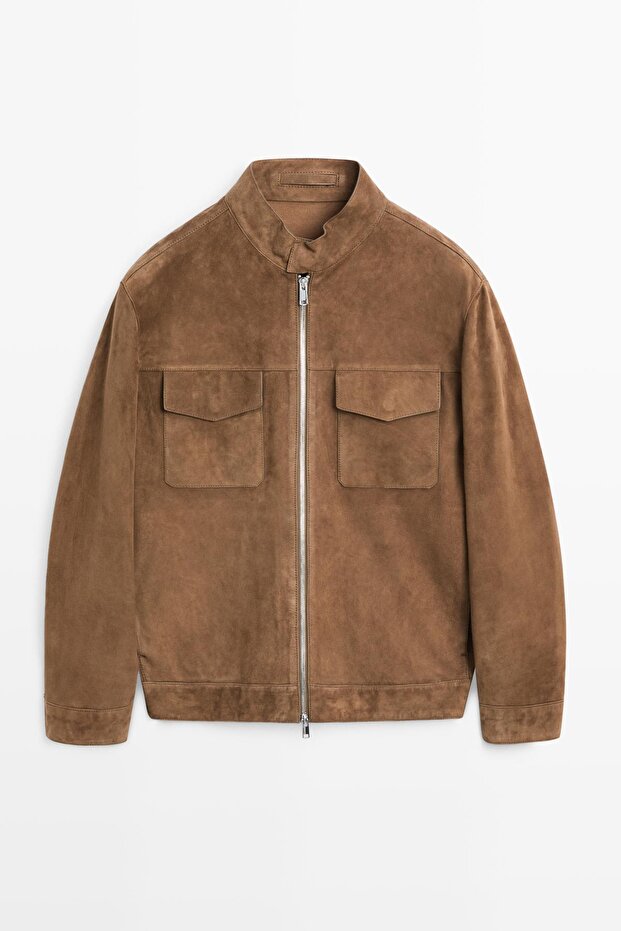 Süet deri ceket - 5