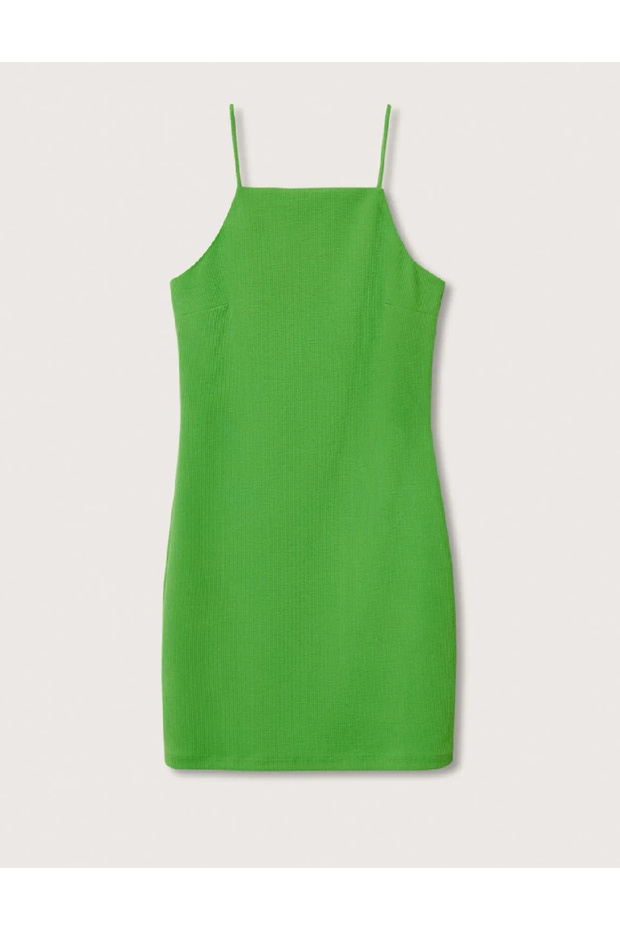 Rochie scurta, verde - 2