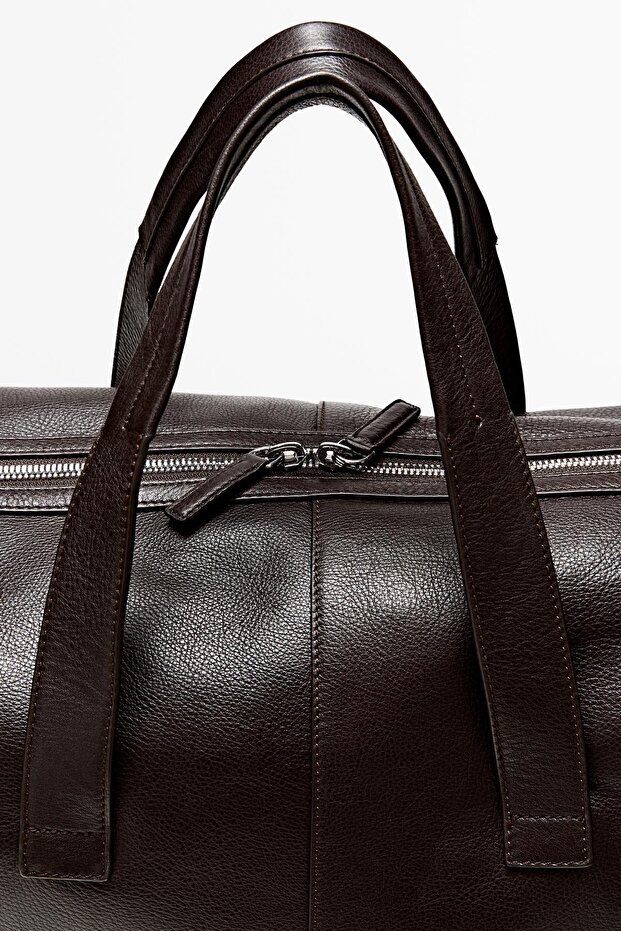 Napa deri silindir çanta - 4