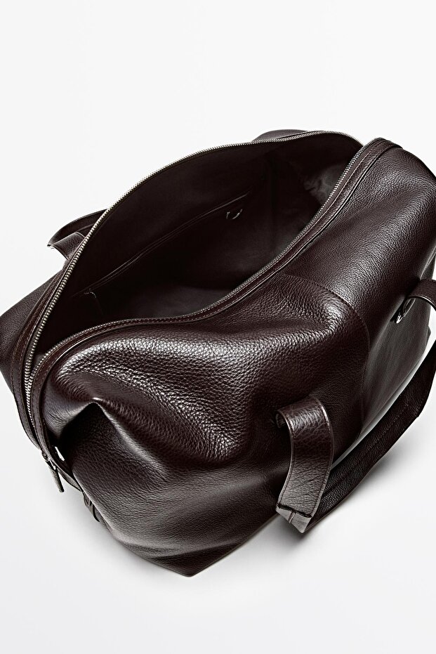 Napa deri silindir çanta - 3