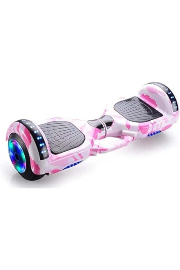 Electric Hoverboard Scooter with Bluetooth Music, LED Lighting & Safety Features
